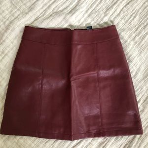 Zara Faux Leather Mini